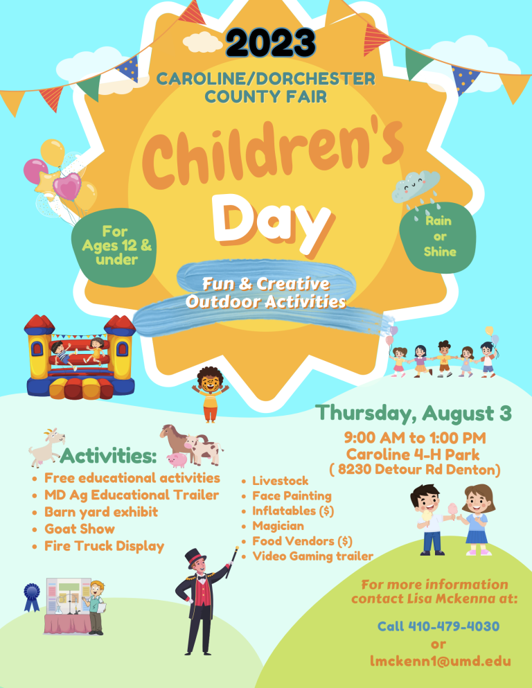 Children’s Day at the Reger Pavilion